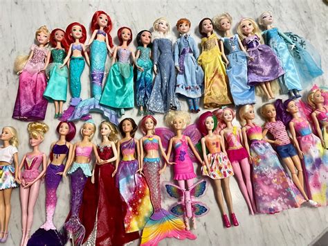 Barbie and Disney Princess Dolls in Excellent Condition, Hobbies & Toys ...