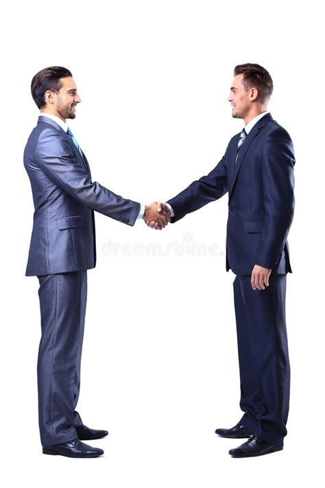 Two Businessman Shaking Hands Stock Photo Image Of Handshake