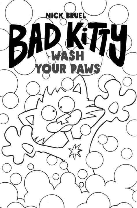 Bad Kitty Wash Your Paws