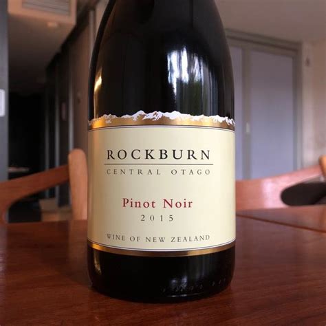 2015 Rockburn Pinot Noir New Zealand South Island Otago Central