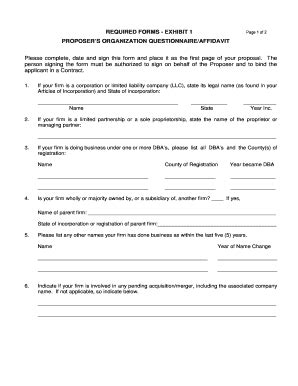 Fillable Online Css Lacounty 15 Appendix D Required Forms Without