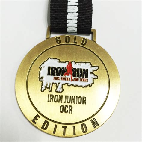 300pcs Metal Medal With Custom Logo And Letters As Running Medal For