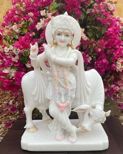 White Marble Krishna Statue At 12000 00 INR In Jaipur Dealfry Private