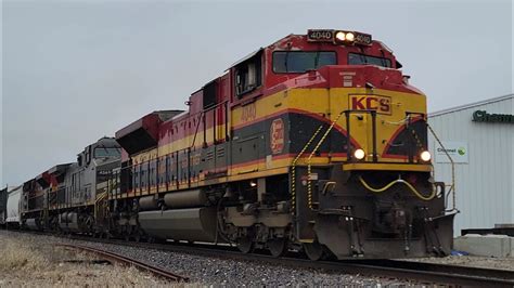 Kansas City Southern De Mexico Gray Ghost Ac Trailing On Mkcvn