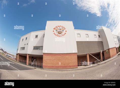 Blackpool Football Club Bloomfield Road Stadium Stock Photo Alamy