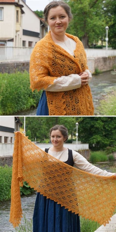 Beautiful And Feminine Lace Crochet Shawls Pattern Center