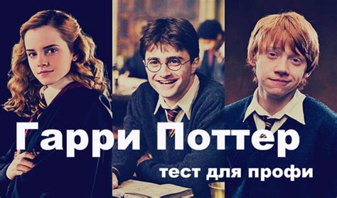Гарри Поттер - тест для профи (ад SvetaDelaet) - гуляць анлайн ...