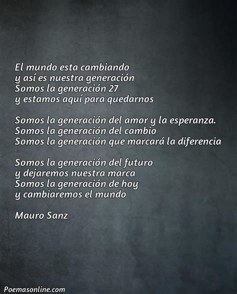 Cinco Mejores Poemas sobre la Generación 27 Poemas Online