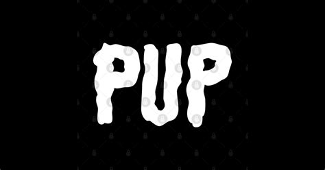 Pup Band Logo - Pup - Sticker | TeePublic