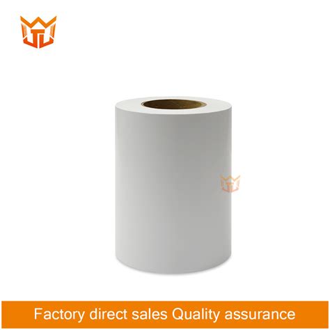 High Temperature Resistance Semi Gloss Coated Paper With Adhesive Label