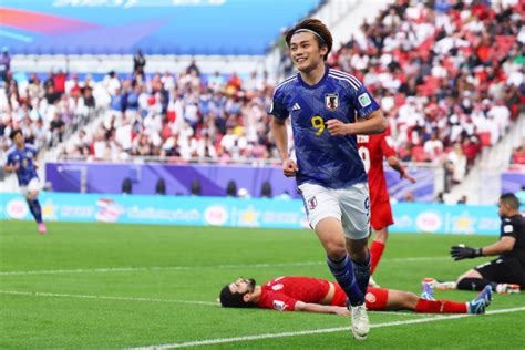 股抜きの技ありゴール！上田綺世の美技によるサッカー日本代表の3点目を見よ！【アジアカップ2023】