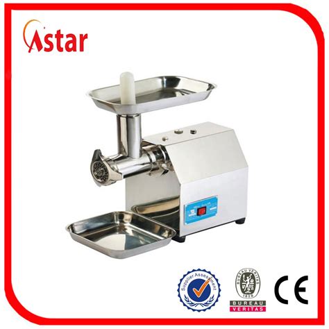 Electric Meat Mincer For Commercial Kitchen Stainless Steel Grinder Ce