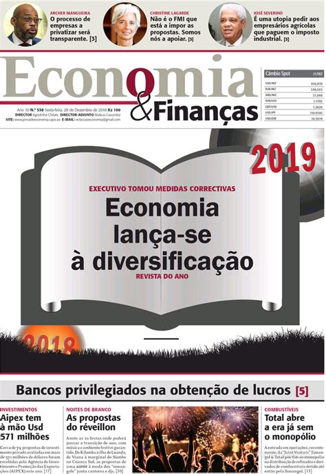 Capa Economia Finan As De