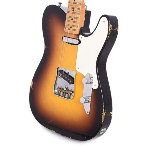 Fender Custom Shop 1954 Telecaster Relic 2-Color Sunburst Master Built ...