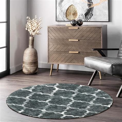 Amazon Lahome Moroccan Small Circle Rug Ft Round Area Rugs