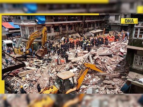 4 Storey Building Collapses In Mumbais Kurla 8 Injured Several