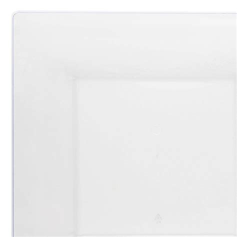 Plastic Plates - Clear Square Dinner Plate | Smarty Had A Party