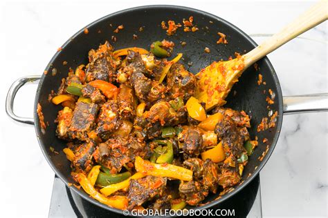 Peppered Goat Meat Asun