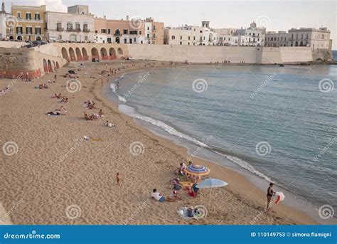 View From Above Of The Beach Editorial Stock Photo Image Of Puglia