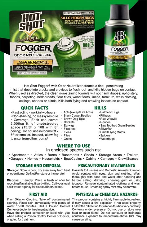 Hot Shot Fogger