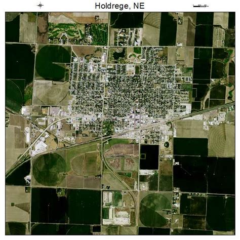 Aerial Photography Map of Holdrege, NE Nebraska