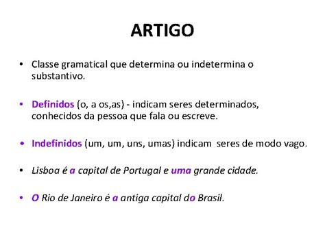 Classes Gramaticais VARIVEIS SUBSTANTIVO ADJETIVO ARTIGO NUMERAL PRONOME