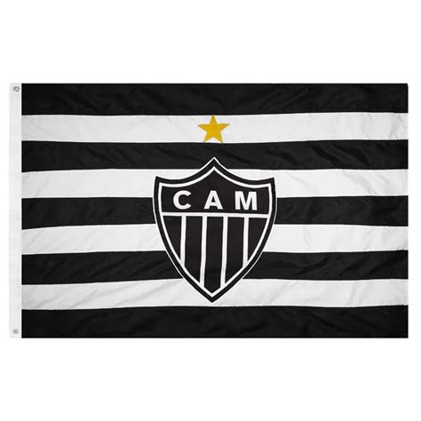 Bandeira Oficial Do Atl Tico Mineiro X Cm Panos