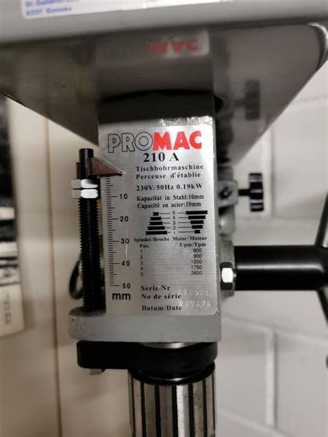 PROMAC 210A Tischbohrmaschine 230 Volt Kaufen Auf Ricardo