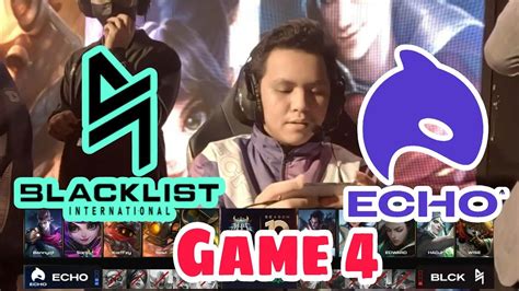 MPL PH S10 Grand Finals Blacklist VS Echo Game 4 Mobile Legends