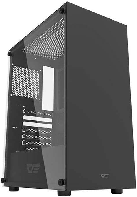 Gabinete Gamer Aigo DarkFlash DK100 Mid Tower Lateral De Vidro Preto