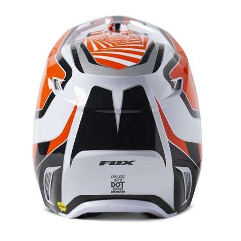 Casco Moto FOX V1 Goat Orange Pronto Per L Invio ICasque It