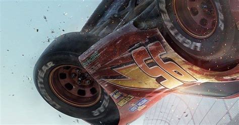 Lightning McQueen Crashes in New Cars 3 Poster