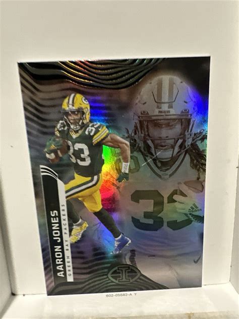 2022 Panini Illusions Football Card 34 Aaron Jones Green Bay Packers