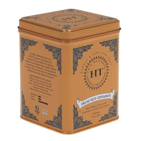 Harney Sons HT Decaf Black Tea Hot Cinnamon Tea 20 Tea Sachets 1 4 Oz 40 G EBay