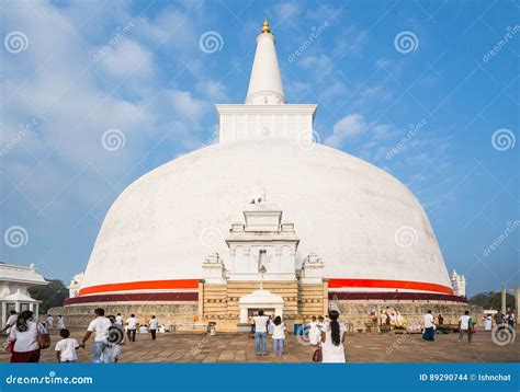 Ruwanwelisaya In Anuradhapura ,Sri Lanka Stock Image | CartoonDealer ...