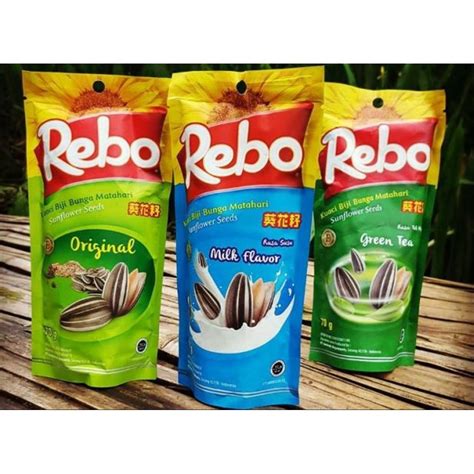 Jual Kuaci Rebo Original Milk Gr Shopee Indonesia