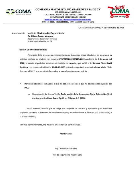 Ejemplo De Carta De Servicio Social Aaron Miller Carta Exemplo Images