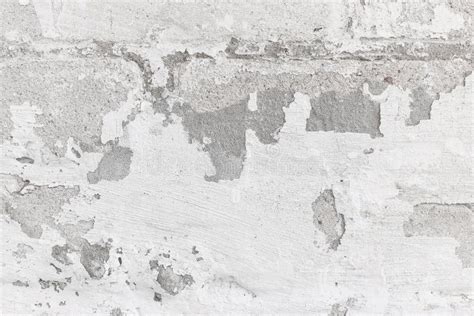 Textura De Pared De Hormigón Antiguo Con Fondo De Estuco Pelado Blanco