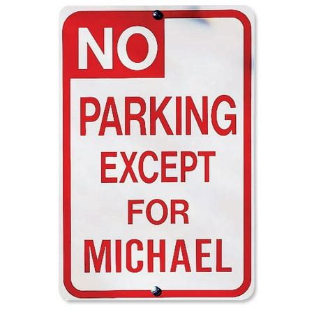 Personalized No Parking Sign - Walmart.com