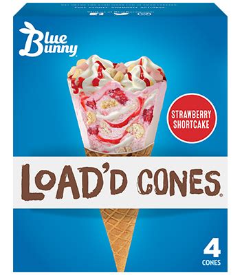 Load D Cones Strawberry Shortcake Blue Bunny