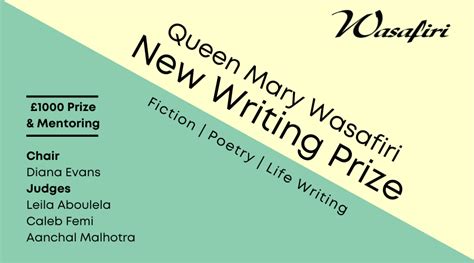 Enter The 2023 Queen Mary Wasafiri New Writing Prize Jamaican Art Hub