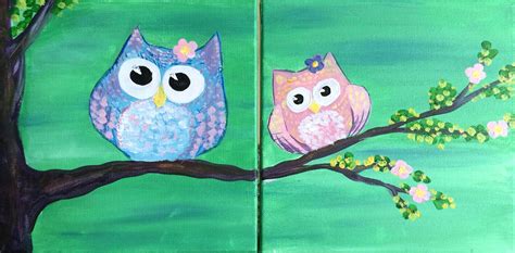 Easy Owl Painting at PaintingValley.com | Explore collection of Easy Owl Painting