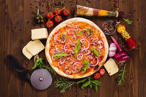 Food Pizza Vegetables Baking Hd Wallpaper Pxfuel