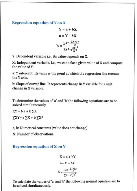 SOLUTION: Regression regression equation regression line - Studypool