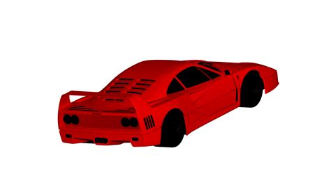 3d File Ferrari F40・3d Printer Design To Download・cults