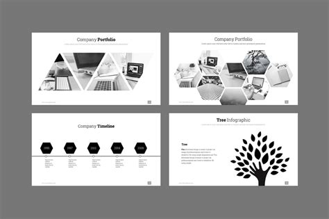 Black Company Portfolio Announcement Cards Website Template