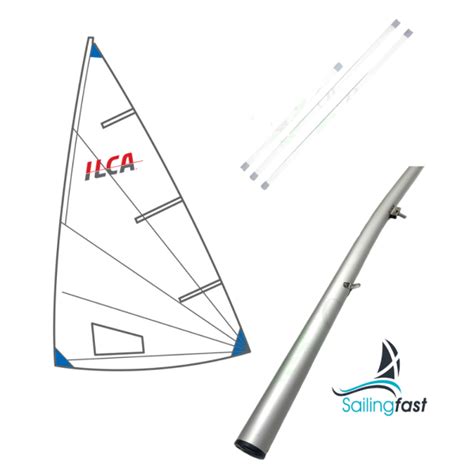 Ilca 6 Rig Package Alloy Sail Lower Section And Battens Sailingfast