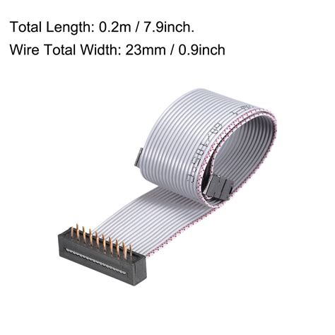 IDC Wire Flat Ribbon Cable FC FD Connector A Type 18Pins 2 54mm Pitch 0