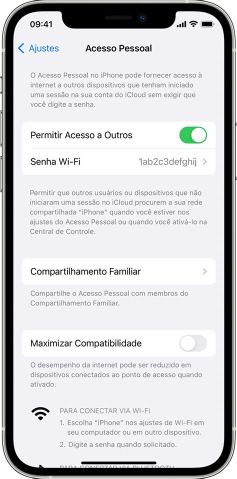 Como Configurar Um Acesso Pessoal No IPhone Ou IPad Suporte Da Apple BR