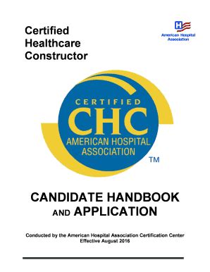 Fillable Online CANDIDATE HANDBOOK AND APPLICATION Documents Fax